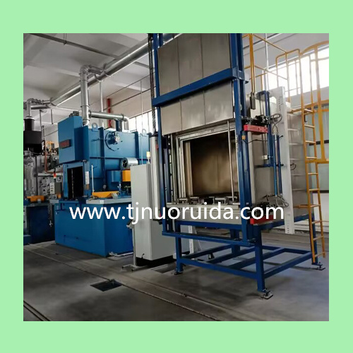 online cryogenic processing equipment with heat treatment machine